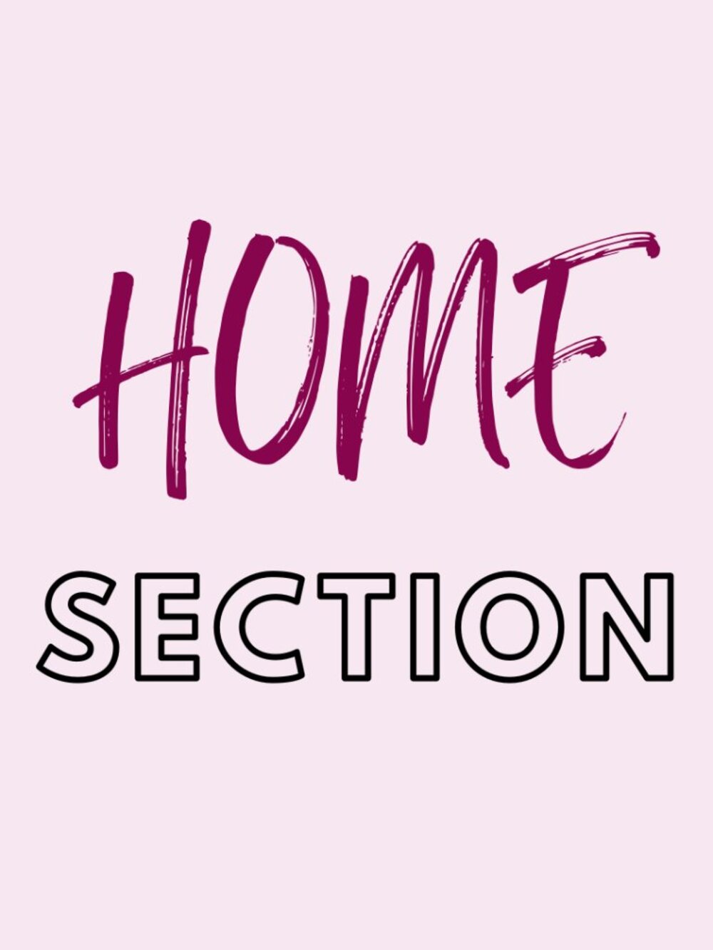 HOME SECTION